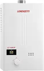 Aquecedor de Água a Gás Liquefeito 15 Litros Lz 1500ef Branco