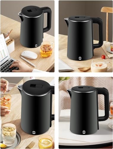 Bouilloire électrique design Black avec option maintien au chaud durable - 8