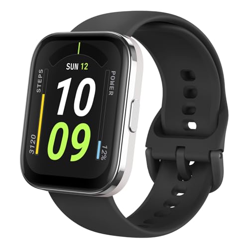 Amazfit Bip 5 Core Smart Watch for Men Women 46mm, 11-Day Battery, 120+ Sports Modes, Heart Rate & Sleep Monitor, for Android Phone & iPhone, Black (Renewed)