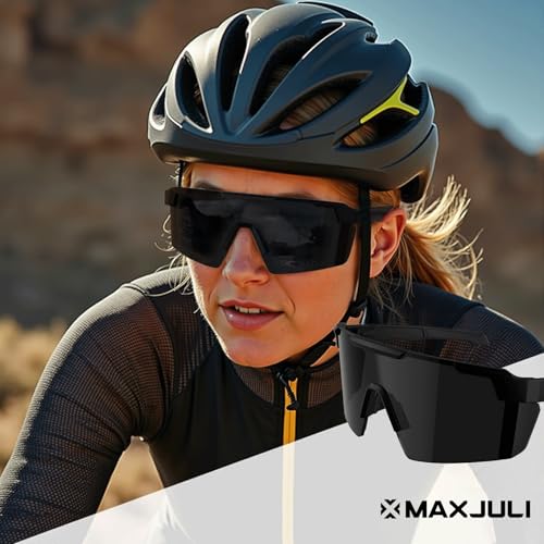 MAXJULI XL Z87 Sunglasses for Big Wide Heads Men TR90 Ultralight UV400 Protection Glasses Z82253