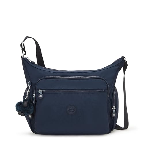 Kipling Bolsa tiracolo feminina Gabbie, Azul azul, Medium