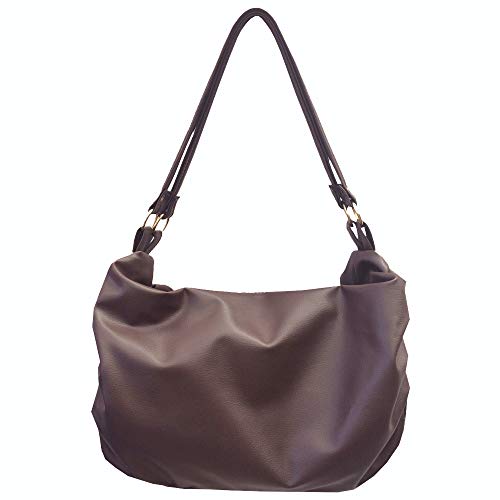 Bolsa Feminina Grande Couro Sintético Transversal promoção