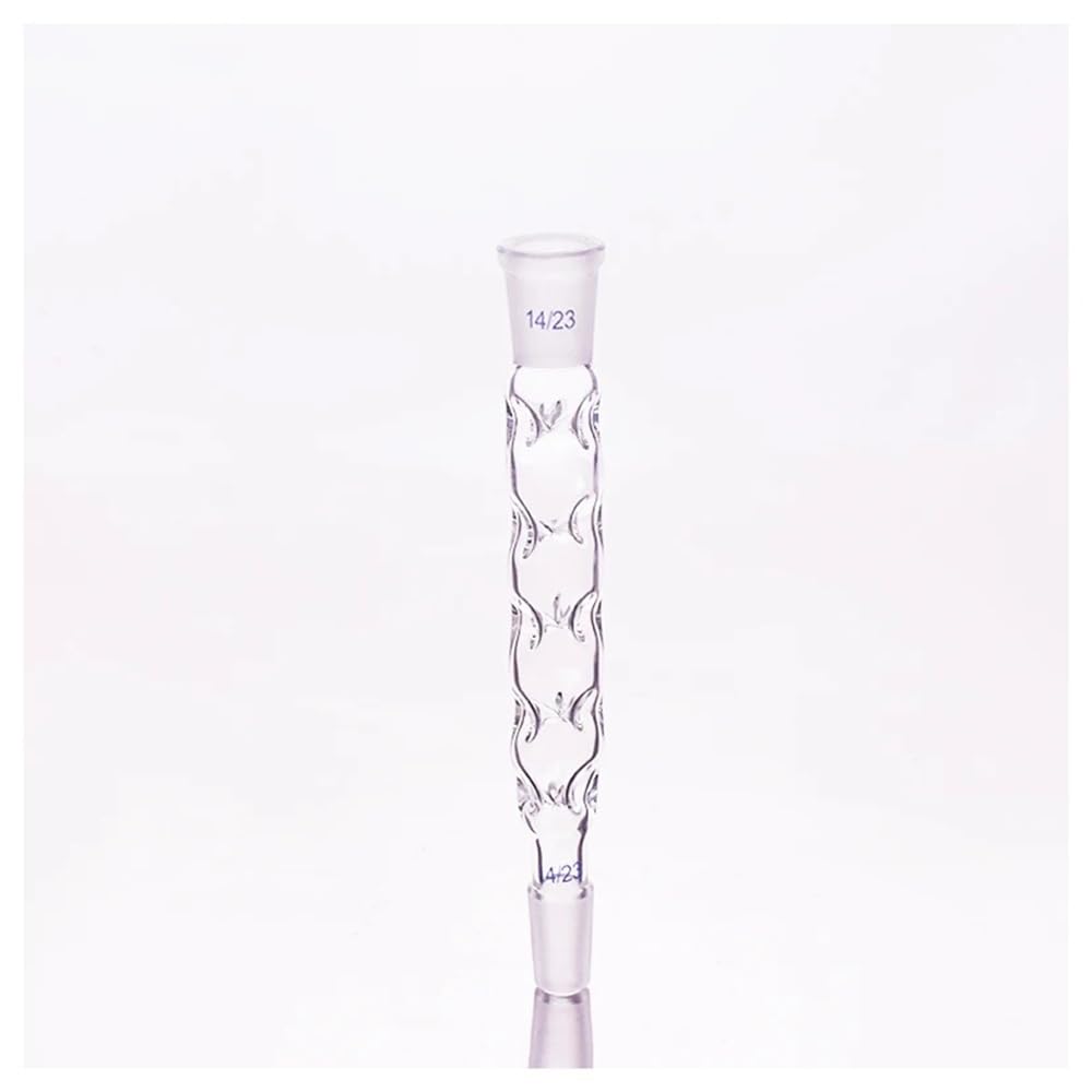 Columna de destilación L. 75 mm/100 mm/120 mm Unión 14/23 Tubo Vidrio Borosilicato(E.L. 120mm)