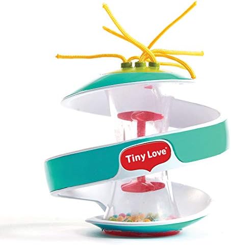 Tiny Love Inspiral Rainstick, Turquoise