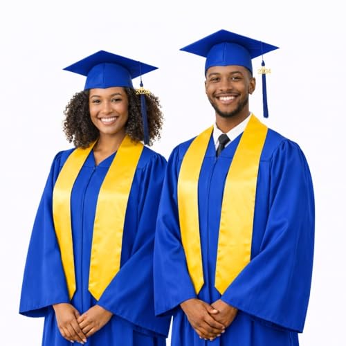 Image of Raj Costume Convocation Dress Graduation Gown and Cap Set for Kids & Adults Convocation Dress Academic Degree Ceremony Robe for School College Graduation Day Matte Polyester Pleated Convocation Gown