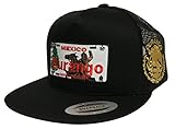 PLACA DE Durango Logo Federal 2 Logos HAT Black MESH