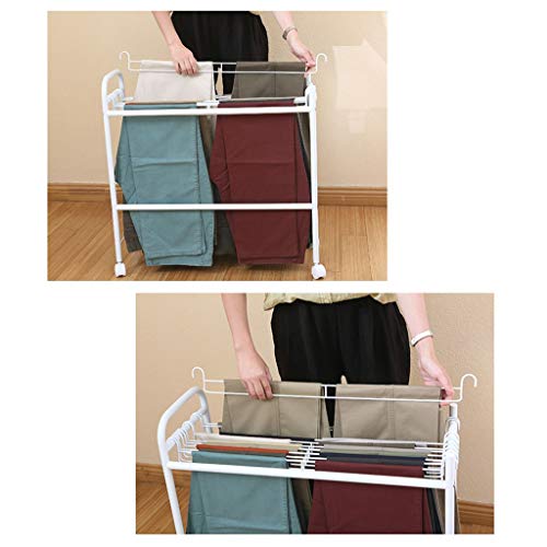 Porte-pantalons gain de place pour optimiser une garde-robe encombrée