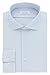Calvin Klein Men's Non Iron Slim Fit Graphic Check Spread Collar Dress Shirt, Powder Blue, 16" Neck 32"-33" Sleeve