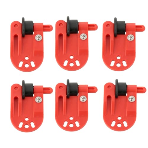 6piece SAMS Pro Release Clip, Sam's Pro Planer Board Release Fishing Clip Downrigger Clips for Off Shore Tackle Trolling Offshore Kites Fishing (Red)
