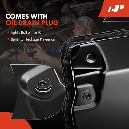 A-Premium Automatic Transmission Oil Pan with Drain Plug & Gasket, Compatible with Ford, Mazda & Mercury Models - Focus, Fusion, Transit Connect, 3, 5, 6, 2, 3 Sport, Protege, Protege5, Milan by A-Premium - Image 7