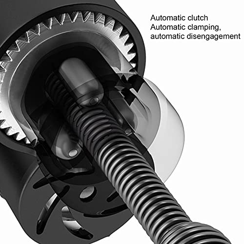Electric Drain Auger, US 110‑240V Handheld Electric Drain Clog Remover with Automatic Clutch, for Toilet Bathroom (7.5meter / 24.6ft)