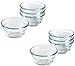 Pyrex Bakeware Clear Custard Cups, Set of 8, 6-Ounce