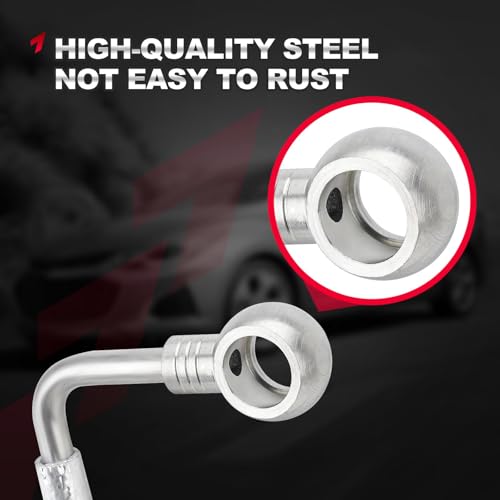 Image of 1.4L Turbo Oil Return Drain Line & Oil Feed Pipe Tube Compatible with 2011-2015 Chevy Cruze, 2012-2020 Sonic, 2013-2018 Trax, 2013-2018 Buick Encore, Turbocharger Line Replace# 667-023 55587854