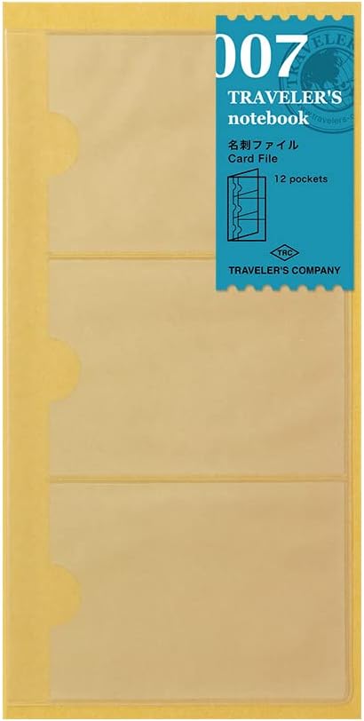 TRAVELER'S Midori Notebook Refill #7 Card Holder