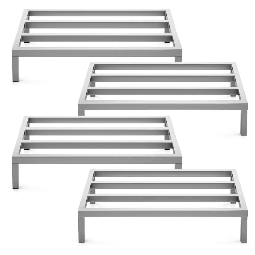 Image of MorningRo 4 Pack Dunnage Rack 36 inch Long x 20 inch Wide, 7.9 inch Height