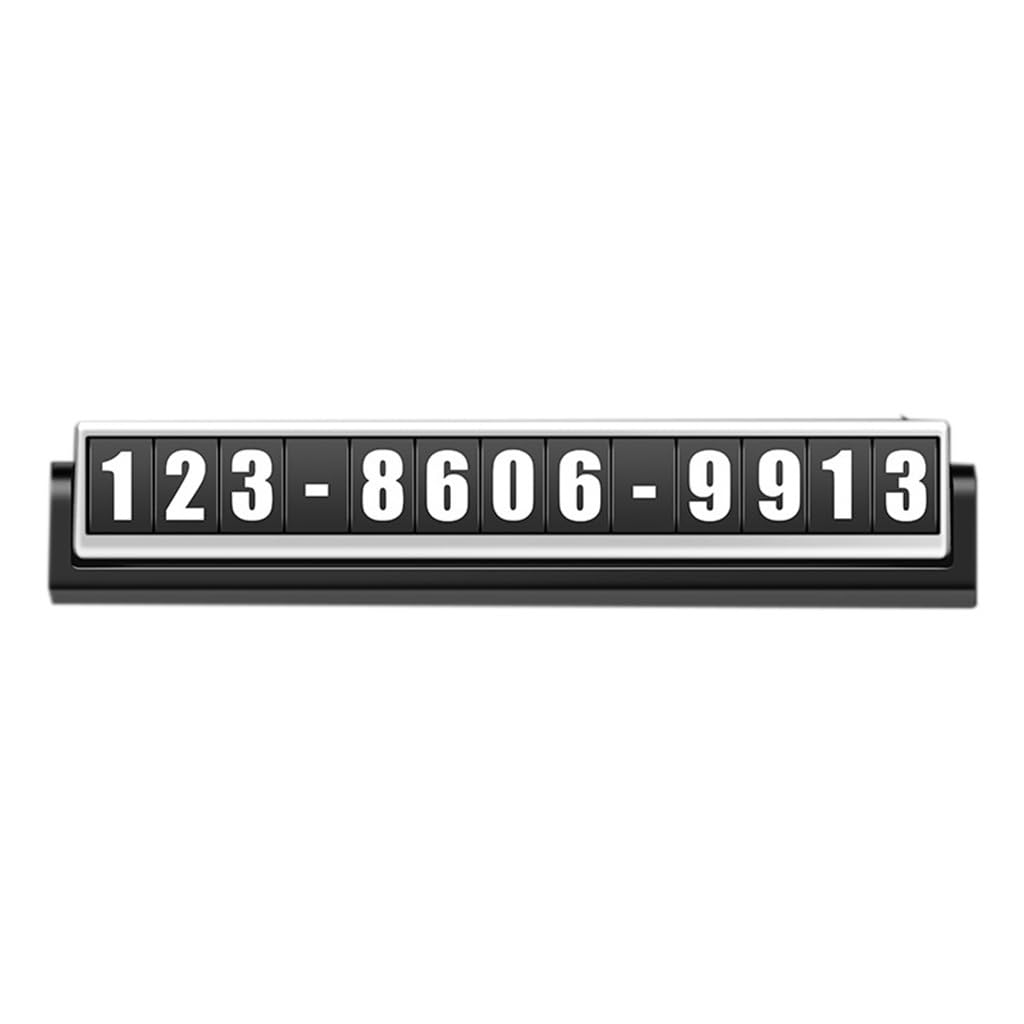 Car Styling Tarjeta De Estacionamiento Temporal Auto Número De Teléfono Placa Etiqueta Park Stop Teléfono(3-Pack)