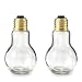 Produktbild Salz- & Pfefferstreuer aus Glas, Glühlampe, ca. 11 cm