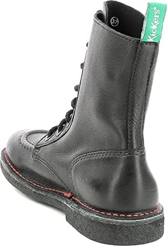 Kickers Women's Ankle Boot Wheeled Heel Shoe, Black Sem Black, 6 | Image 4