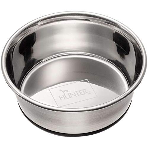 Hunter 41712 - Ciotola per cani, Acciaio inox, 550 ml, Diametro 14 cm