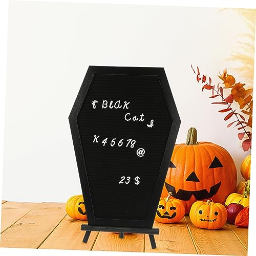 Tableau à Lettres Forme de Cercueil Cadre Cadeau Idéal pour Halloween - 2