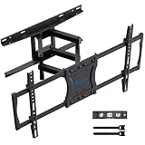 Rentliv TV Mount for Most 37-75 inch LED LCD OLED Flat Curved TVs Up to 132 lbs Full Motion TV Wall
