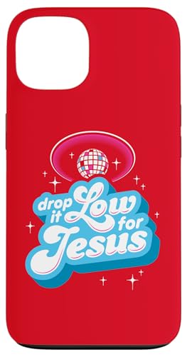 Coque iPhone 13 Drop it Low pour Jésus antichoc en silicone