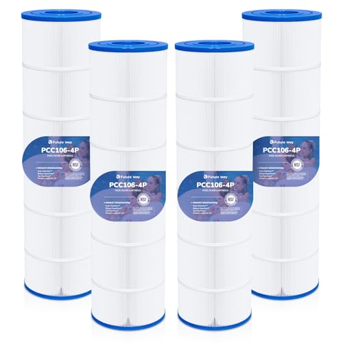 Future Way 4-Pack C4030 Pool Filter Cartridges Replacement for Hayward SwimClear C4030, C4025,C4020, Replace Hayward CX880XRE, Pleatco PA106, Unicel C-7488, 425sq.ft