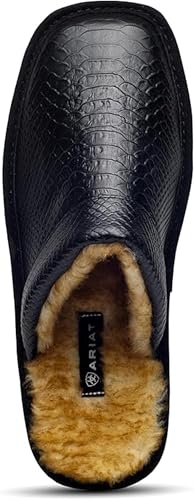 Image of ARIAT Men's 2842 Silversmith Outdoor Indoor Western Suede Foam Cushioned Square Toe Slipper