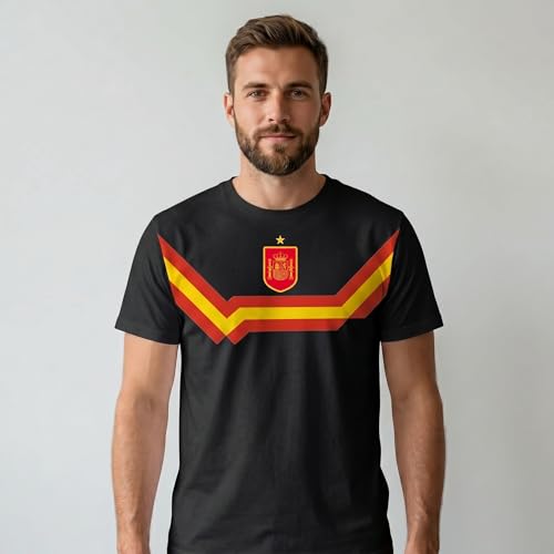 Camiseta España Mundial 2026 retro transpirable de algodón contra el calor 2