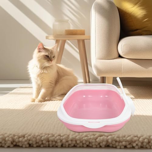 Arenero semi cerrado VILLCASE para gatos pequeños y gatitos miniatura 6