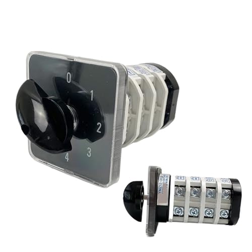 Interruptor rotativo de leva YMZ12-32/4 selector trifasico 32A 660V cuatro etapas 2