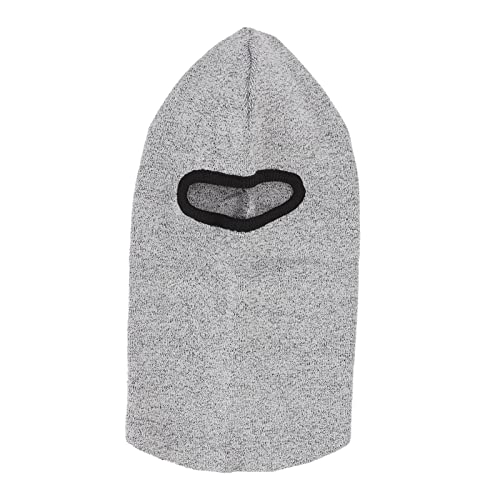 FUZHUI 4 Sided Protection Anti Cut Cover, Full Face Guard with Neck Protector, Fireproof and Breathable, Made of PE Grade 5 Anti Cutting Material