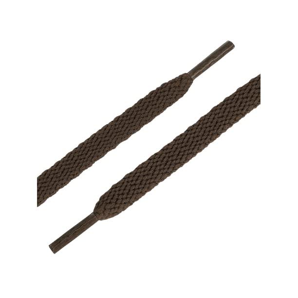 Image of 2 PAIRS Flat Shoe laces 48 Inches Wide Shoelaces for Athletic Running Sneakers Sports Shoes Boot Laces Strings (2 Pairs)