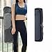 Menolana Yoga Mat Bag Storage Bag Adjustable Strap Zipper Pouch Lightweight Carrying Case Yoga Mat Carrier for Office Beach Travel Gym, Black Gray