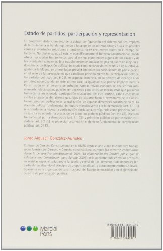Estado de partidos: participación y representación