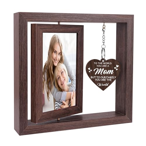 Boiveco Mothers Day Gifts for Mom from Daughter Son New Moms and First Time Mom Gift for Mother Wife Birthday Christmas Mothers Day Picture Frame Display Two 4x6 Photos