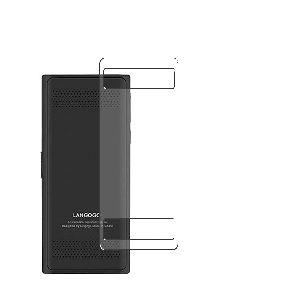 2 Pack Back Screen Protector Film, compatible with Langogo Genesis AI TPU Guard Cover （ Not Tempered Glass/Not Front Screen Protectors）