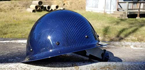 Carbon Fiber Hard Hat - Ansi/Isea Certified (Blue) #TOP1