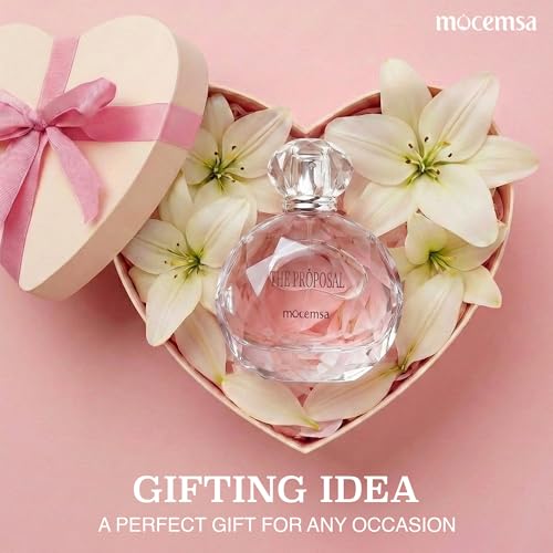 Image of Mocemsa The Proposal For Women Eau De Parfum | Romantic Floral & Fruity Luxury Fragrance | Long-Lasting Premium EDP | Elegant Day-to-Night Perfume for Office & Special Moments | Signature Women's Scent | 110ml