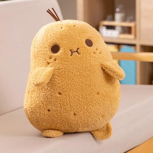 Ueiwffzo Emotional Potato Flauschige Kartoffelkissen Kartoffel Weiches Stofftierkissen Kawaii Plüschtiere Kissen Für Kinder Mädchen Und Jungen Geschenke (15cm)