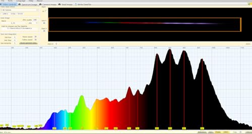 AQUA3D LAB Spectrometer, UV to NIR Light Analysis, 360-950nm Range, 1280x720 Camera, USB Plug and Play - Thumbnail 5