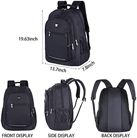 Men's Travel Notebook Backpack, Large Capacity Business Waterproof Backpack, University Campus Computer Bag, Suitable for Men and Women 7 Men's Travel Notebook Backpack, Large Capacity Business Waterproof Backpack, University Campus Computer Bag, Suitable for Men and Women