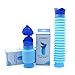 Rongbo Shrinkable Urinal,750ML Male Female Portable Mobile Toilet Potty Pee Urine Bottle,Reusable Emergency Urinal for Camping Car Travel Traffic Jam and Queuing (1Pack)
