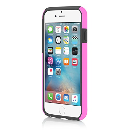 Iphone 6S Case, Incipio Dualpro Case [Shock Absorbing] Cover Fits Both Apple Iphone 6, Iphone 6S - Highlighter Pink/Charcoal #TOP2