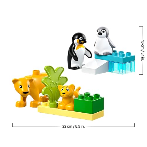 LEGO® DUPLO® Ma ville Familles d’animaux sauvages : pingouins et lions 10442 - vue 8