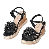 Motivi Floreali Romantici: queste sandali da donna presentano eleganti motivi floreali tridimensionali in stile bohémien, perfetti per esaltare la tua eleganza estiva.