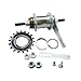 rockible Bicycle Hub Conversion Set Coaster Brake Rear Hub 36 Holes Tool Replacement Bike Trike Hub Conversion Set Repair for Cycling, Multi, Silver