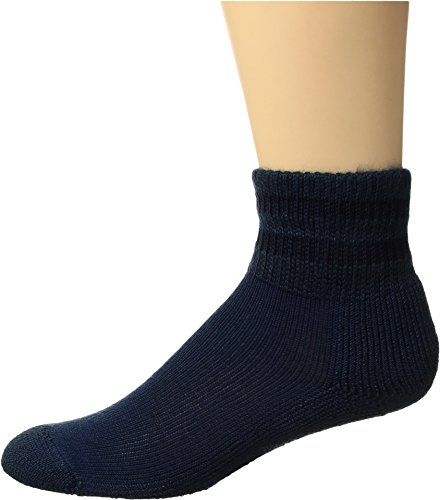 Image of Moderate Cushion Ankle Uniform Socks | PGMX Postal Blue Stripe / M