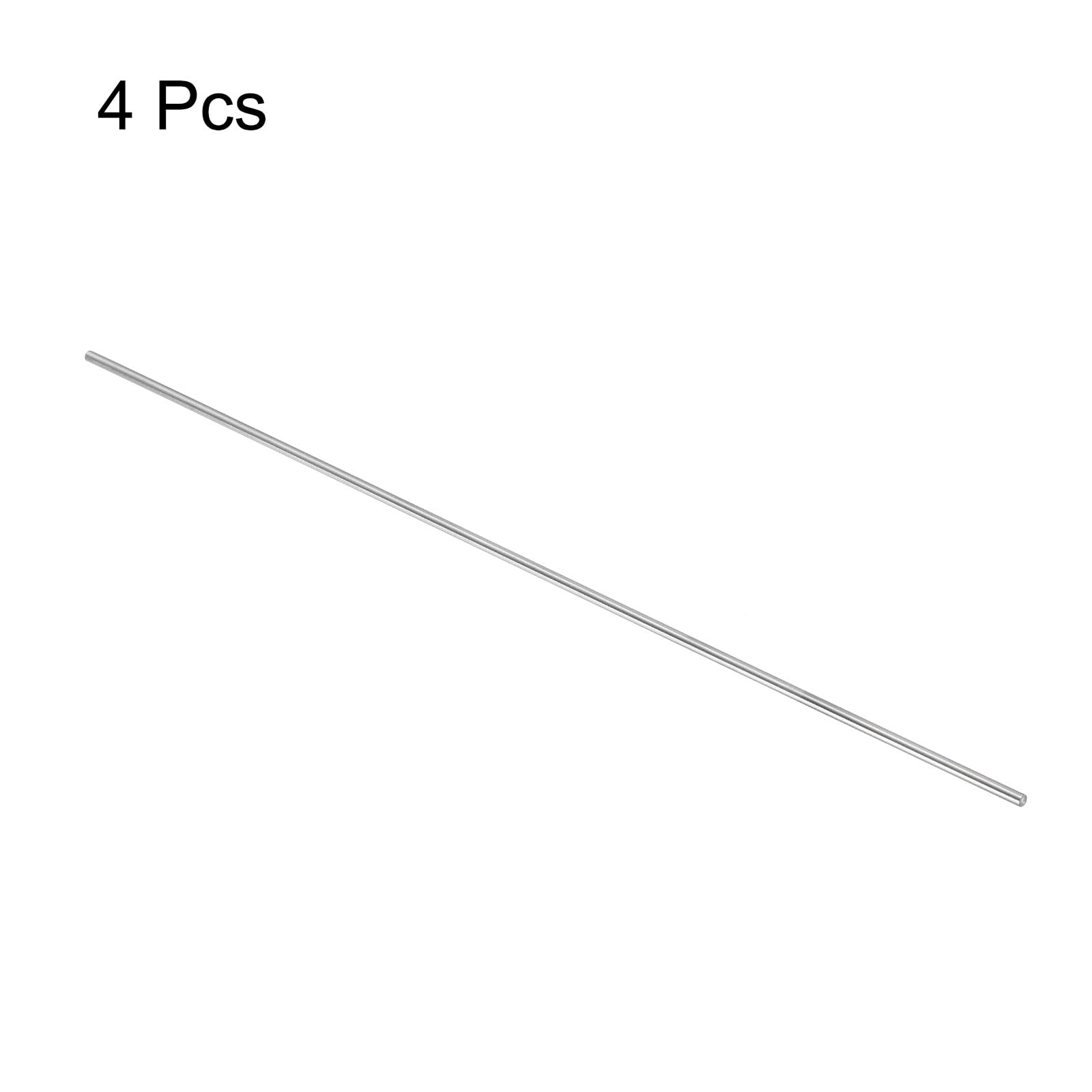 MECCANIXITY 304 Stainless Steel Round Rods – 4mm X 400mm, Pack Of 10 – Solid Shafts For DIY Models, Cars, Airplanes, Helicopters & Craft Projects - View #7