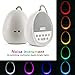 Skatolly Baby White Noise Machine, Portable Sleep Sound Machine with Blending LED Lights, All Night White Noise Machine Suitable for Kids and Adults (Mix Color Noise Machine)